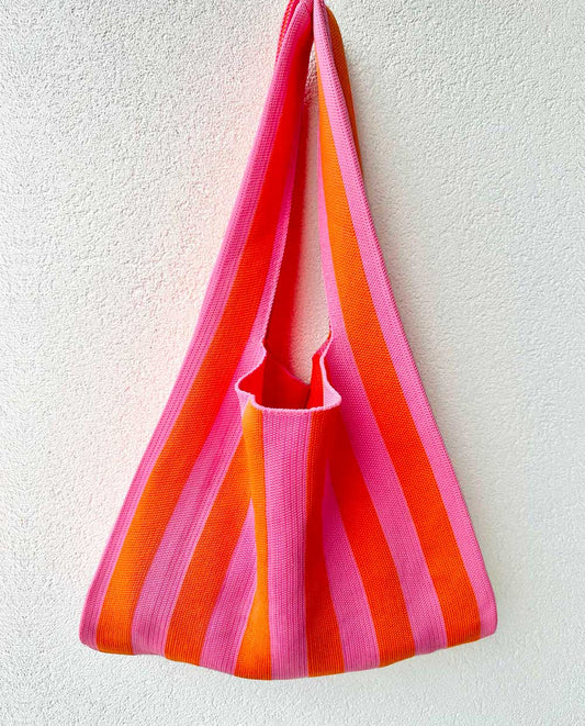 Knitted Light Weight Shopper Tote