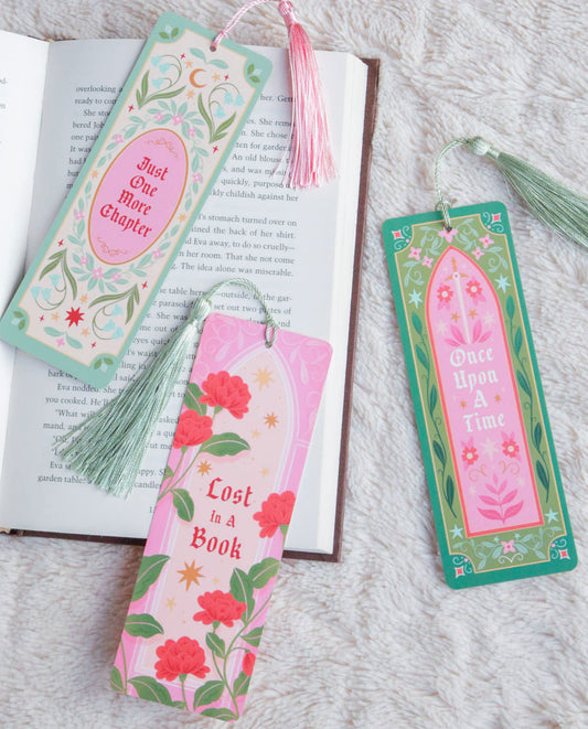 Just One More Chapter Fantasy Bookmark with Tassel
