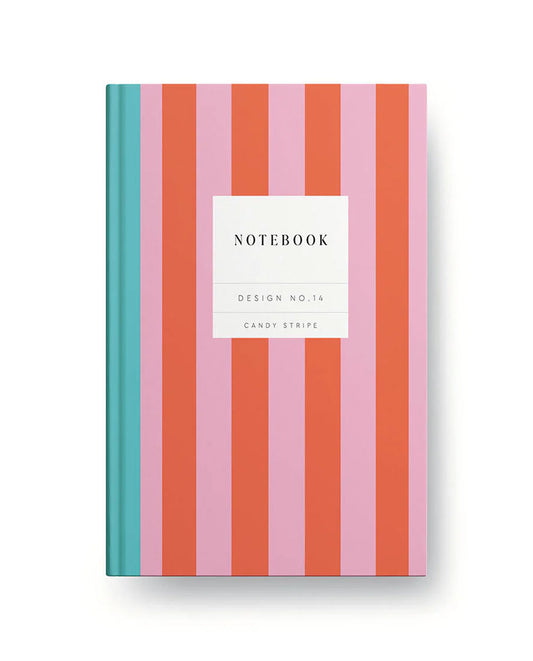 Candy Stripe Hardback Notebook