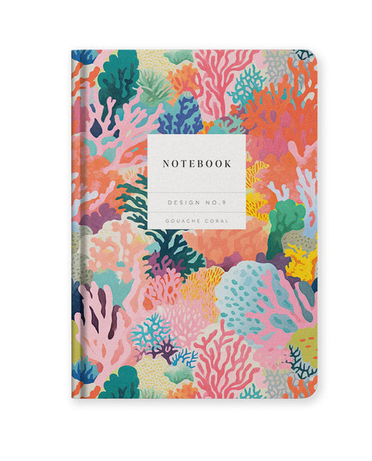 Coral Hardback Notebook