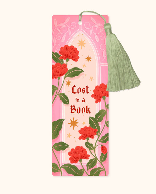 Lost In A Book Fantasy Bookmark with Tassel